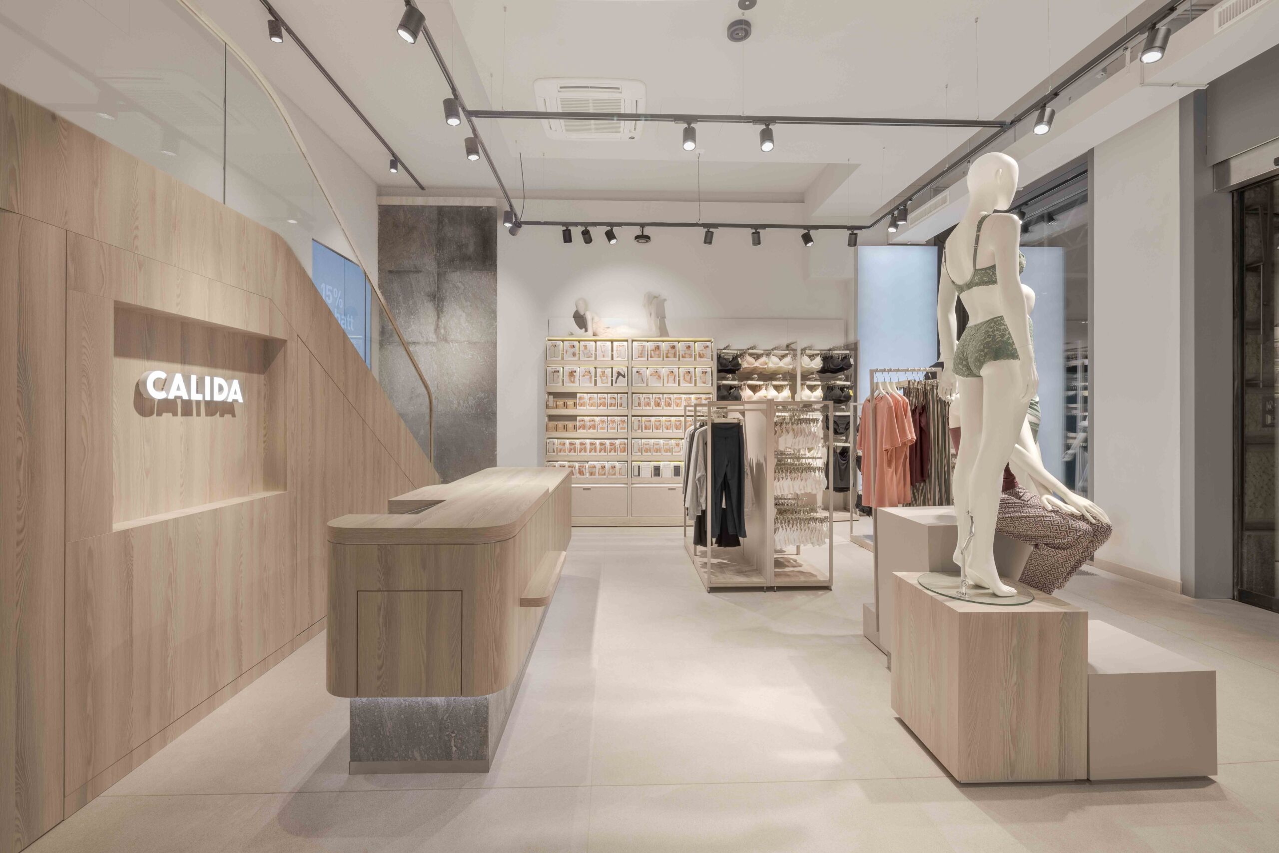 Panzer Shopconcept - Ladenbau, Objekteinrichtung Projekt: CALIDA